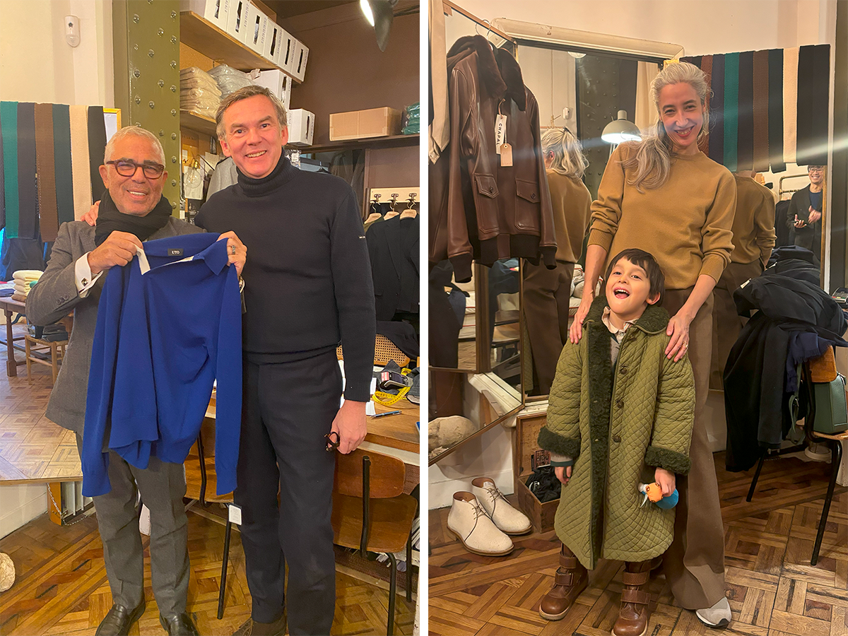 UTO Holds Its First European Custom Cashmere Event in Paris