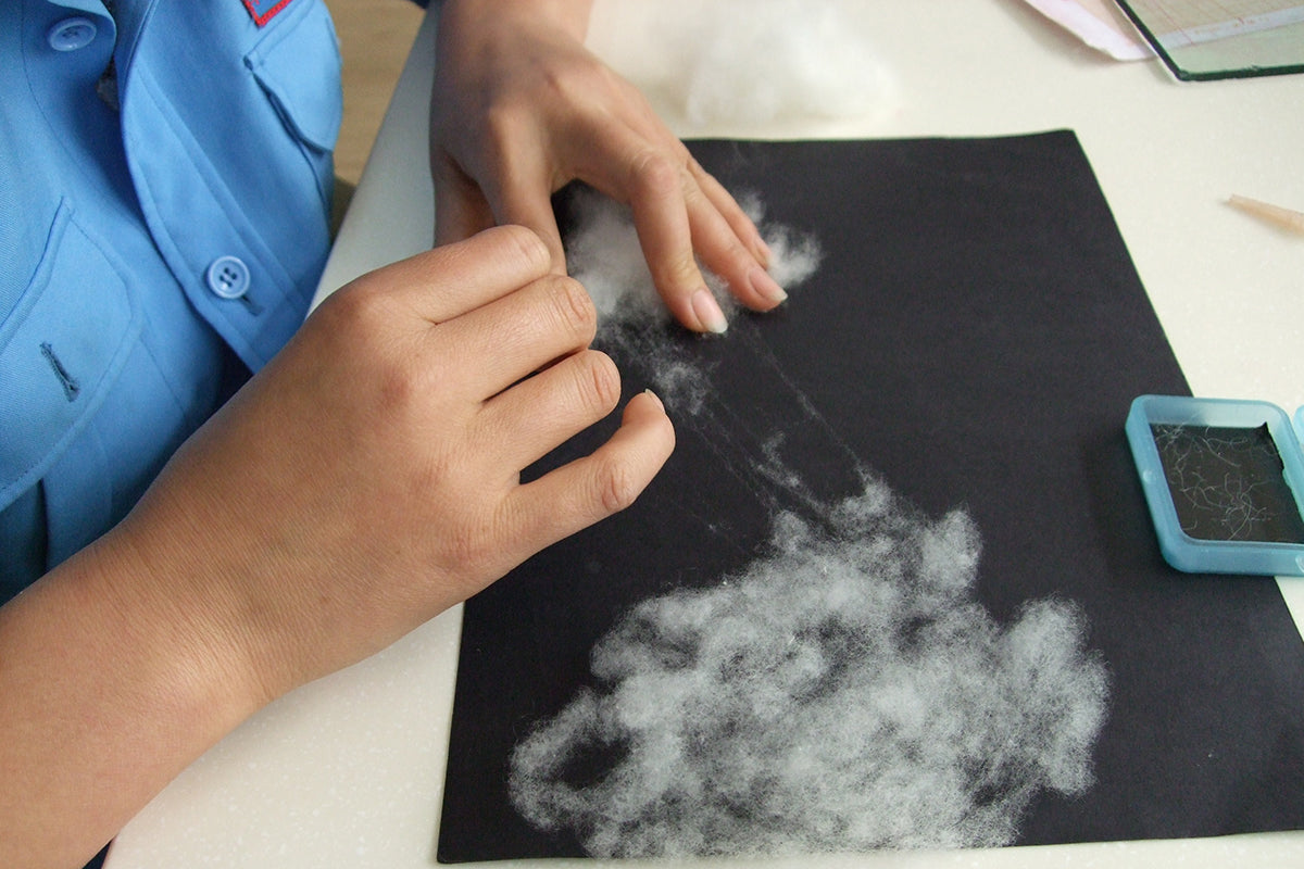 <!-- 一つのセーターには約3頭分のカシミヤ山羊の毛が必要 -->One Sweater Requires the Wool of Approximately Three Cashmere Goats