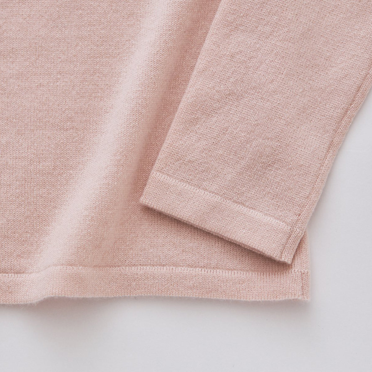 Personalized custom order of women's Japanese luxury cashmere knit crew-neck cardigan