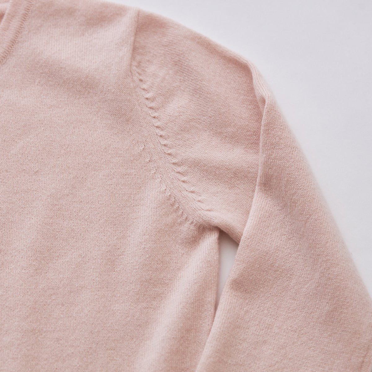 Personalized custom order of women's Japanese luxury cashmere knit crew-neck cardigan