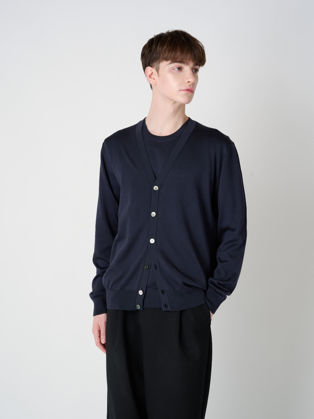 Pull col rond en cachemire