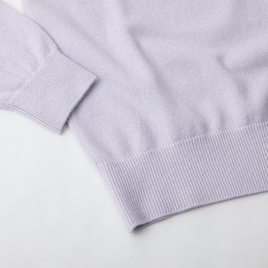 Personalized custom order of women's Japanese luxury cashmere knit v-neck sweater
