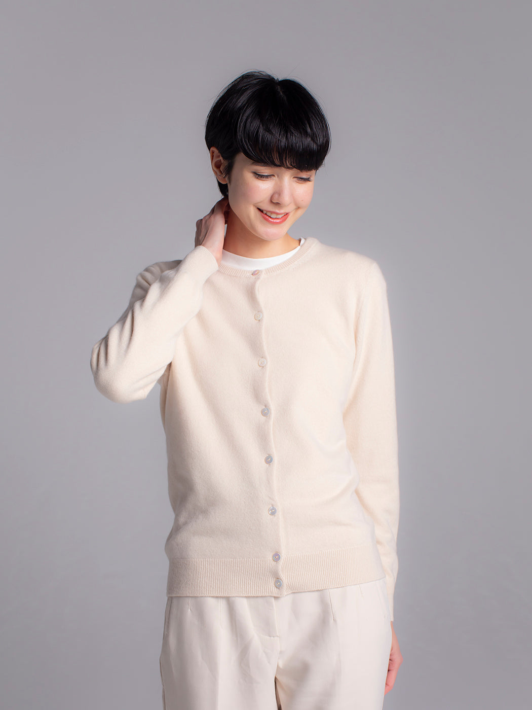 Baby Cashmere 休闲圆领开衫