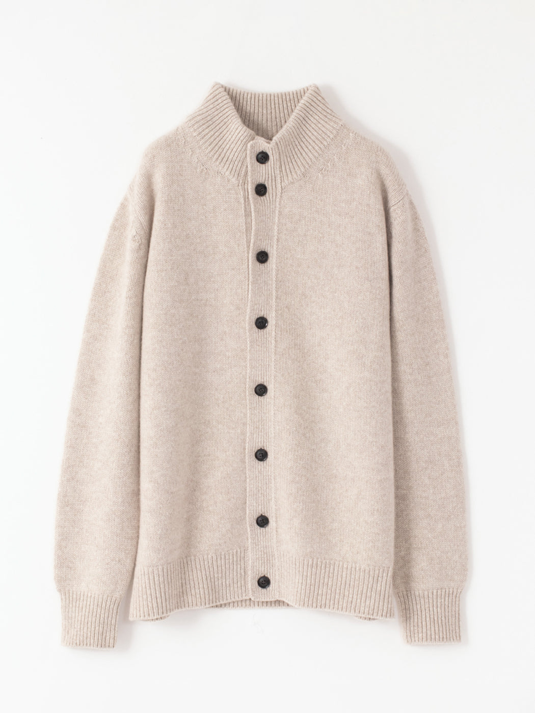Cashmere high-necked jacket