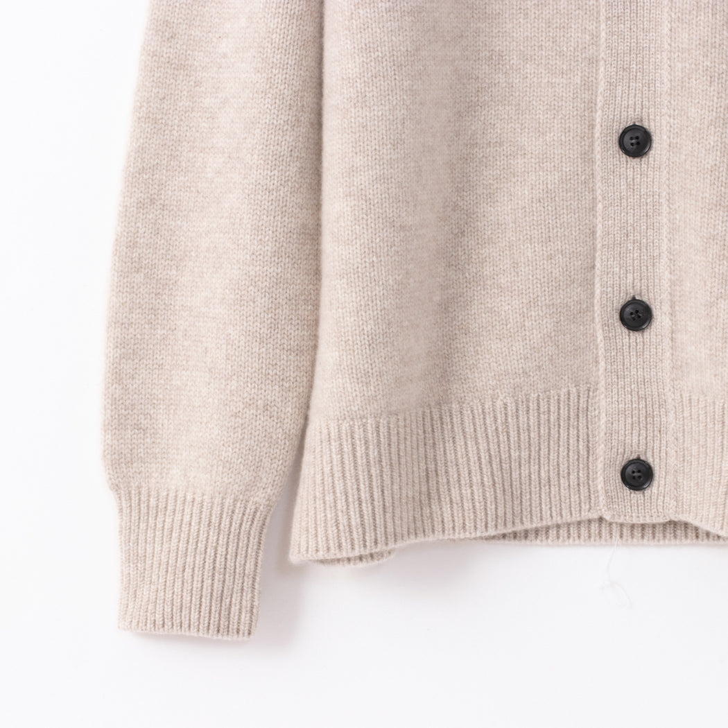 Cashmere high-necked jacket