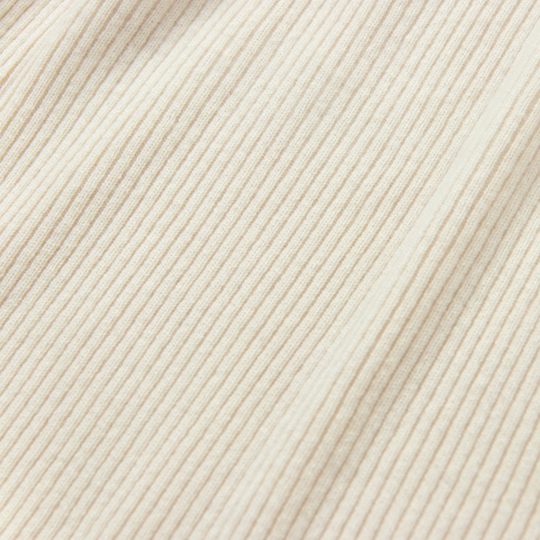 羊绒罗纹针织高领毛衣