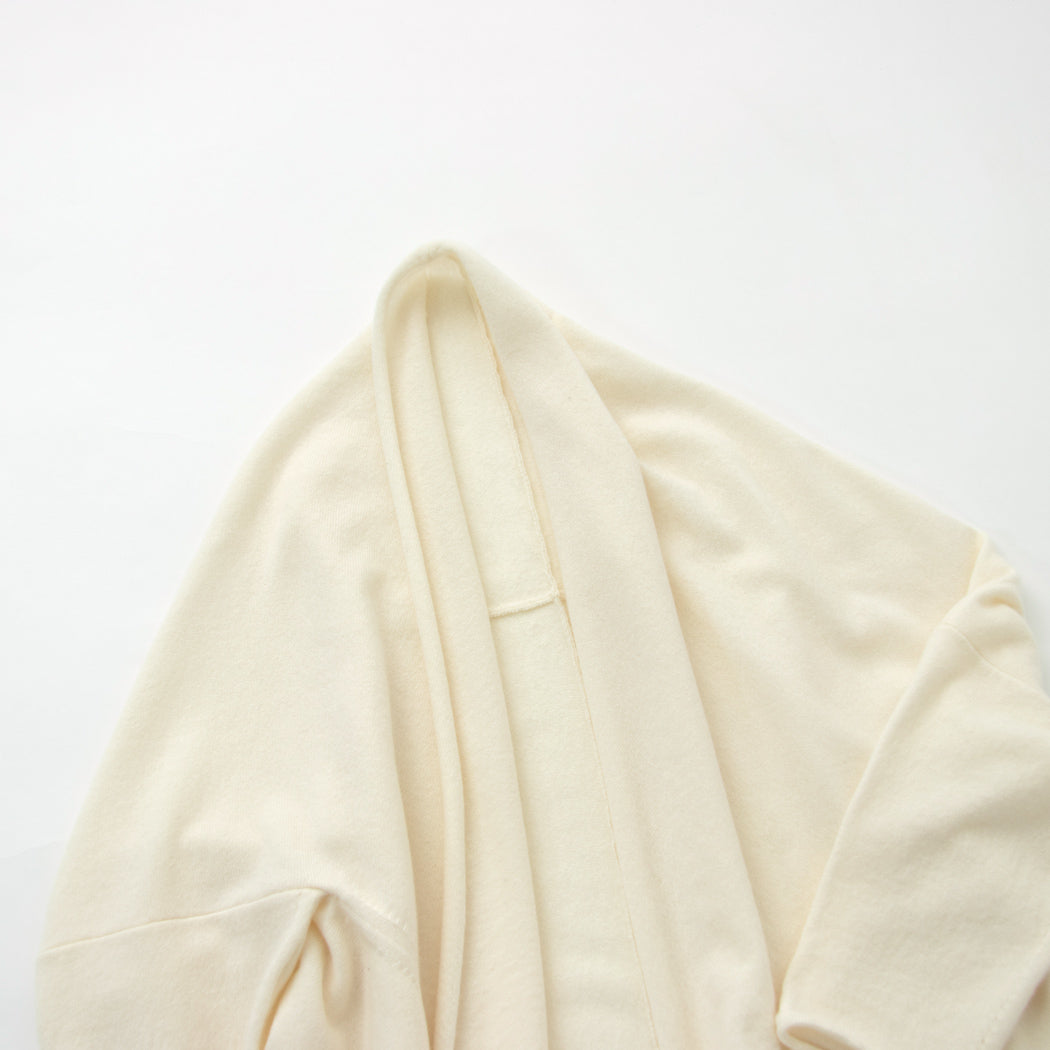 Cashmere draped knit cardigan