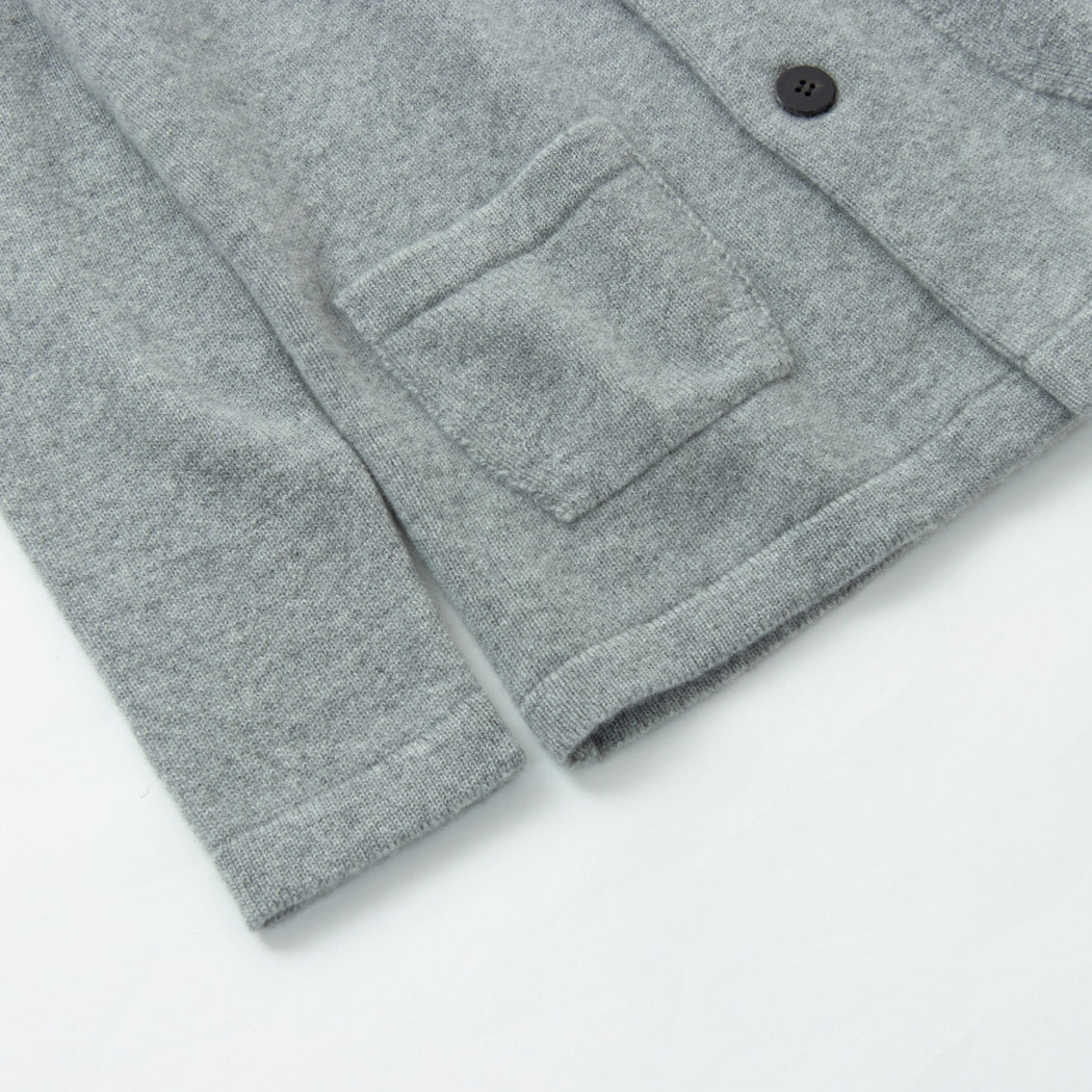 Cashmere tailored knit jacket
