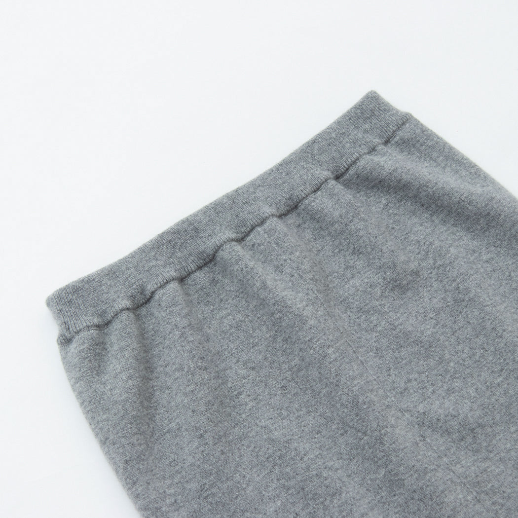 Cashmere milano rib knit skirt
