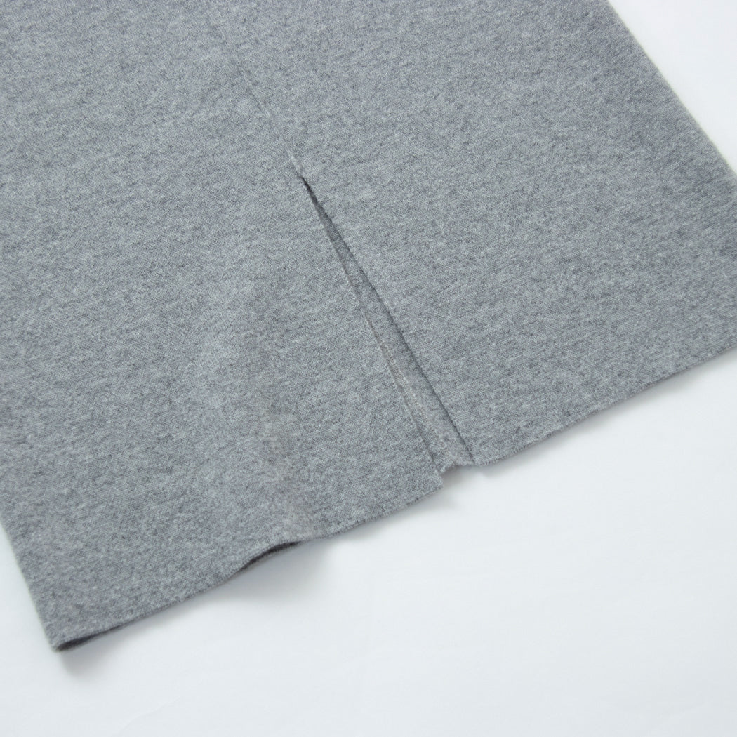 Cashmere milano rib knit skirt