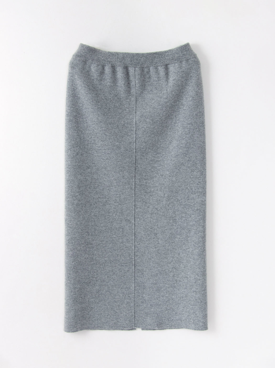 Cashmere milano rib knit skirt