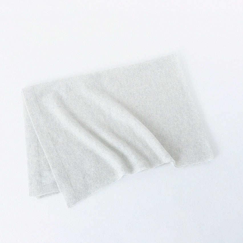 羊绒针织天使罗纹披肩 (177cm × 63.5cm)