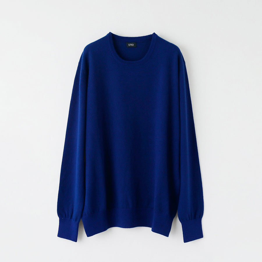 【Sample】Cashmere crew-neck sweater / S,M,L size