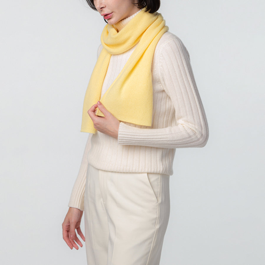 Personalized custom order of Japanese luxury cashmere knit scarf