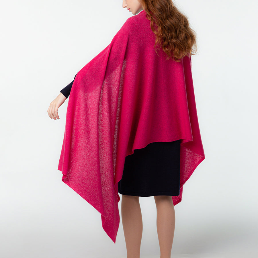 Personalized custom order of women's Japanese luxury cashmere knit shawl