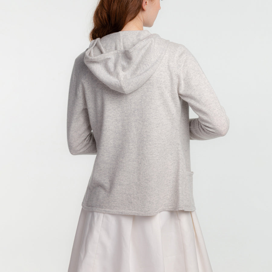 Personalized custom order of women's Japanese luxury cashmere knit hoodie