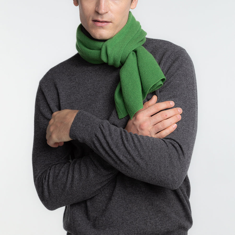 Personalized custom order of Japanese luxury cashmere knit scarf