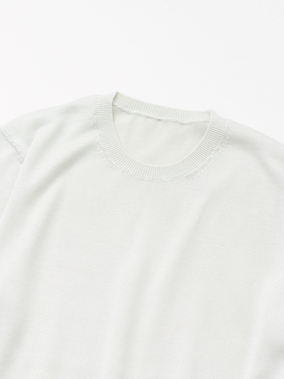 Washable Silk crewneck sweater|Women