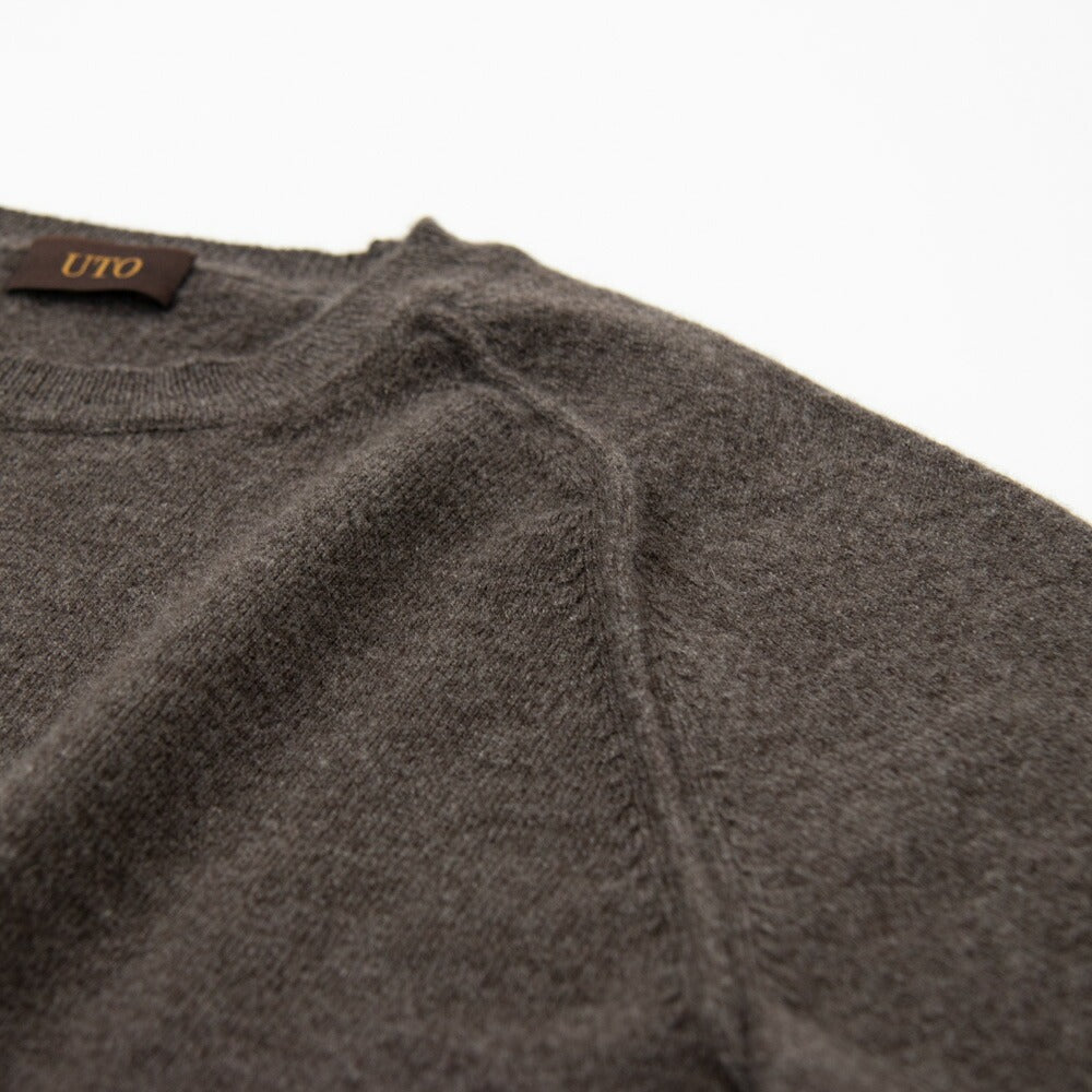 Cashmere crew-neck raglan-sleeve-sweater