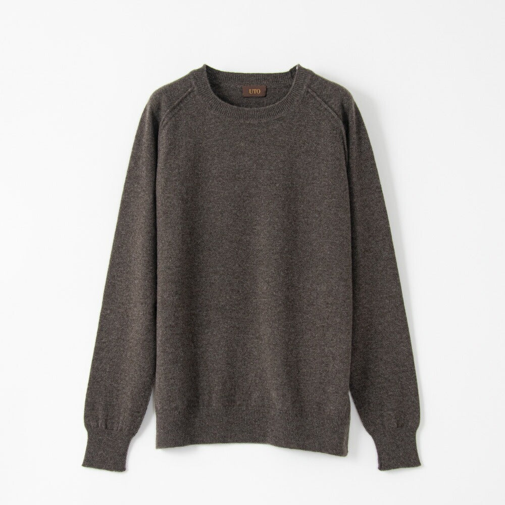 Cashmere crew-neck raglan-sleeve-sweater