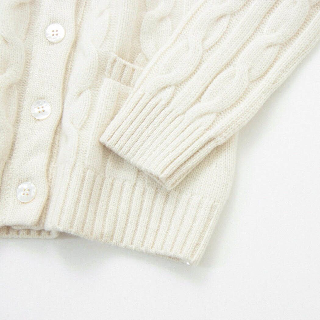 Cashmere cable cardigan