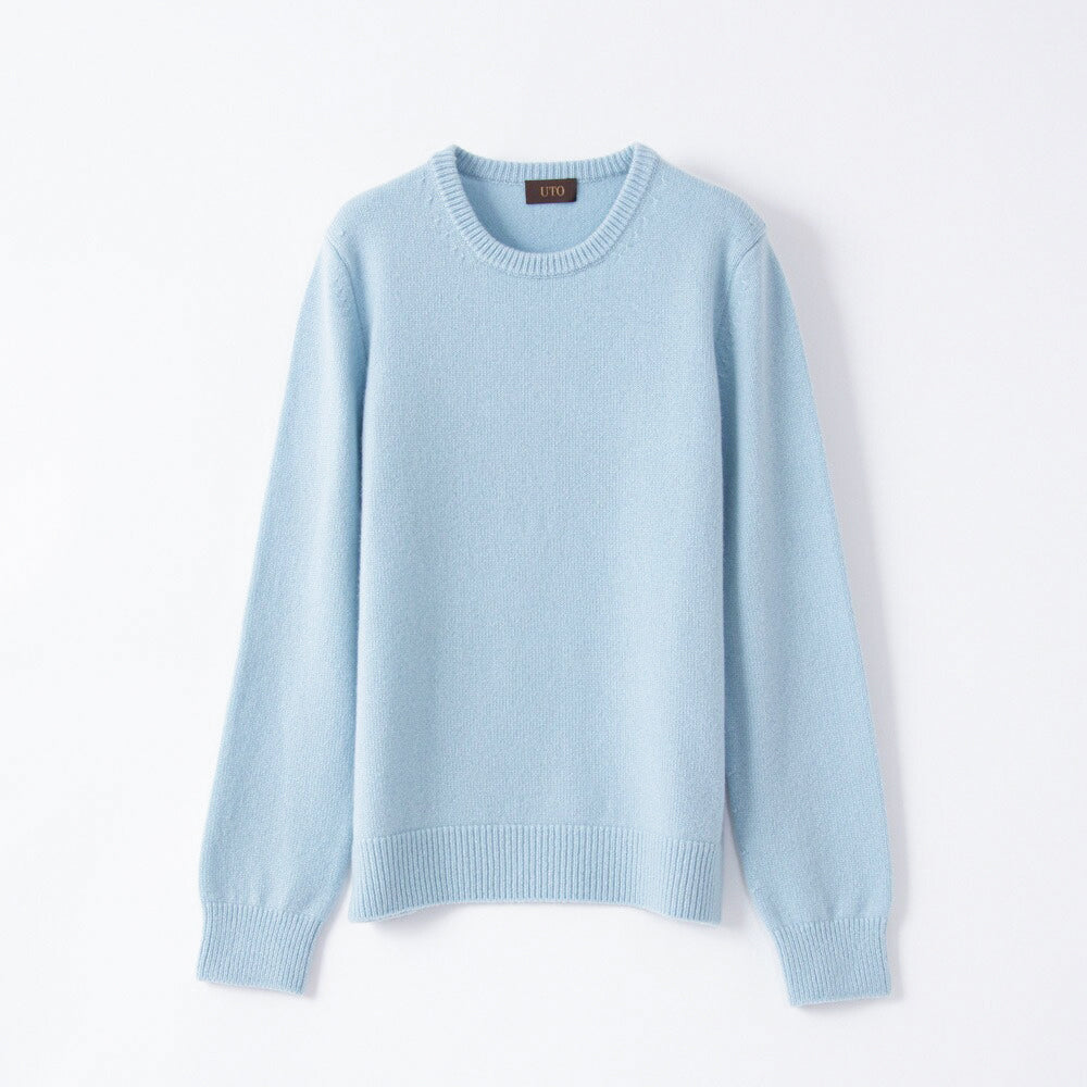 Cashmere 7-gauge crew-neck sweater