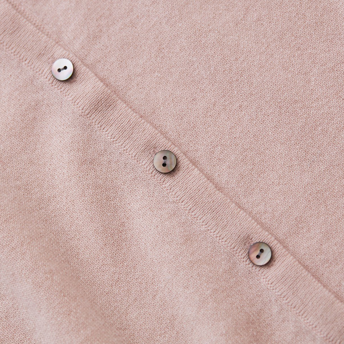 Personalized custom order of women's Japanese luxury cashmere knit crew-neck cardigan