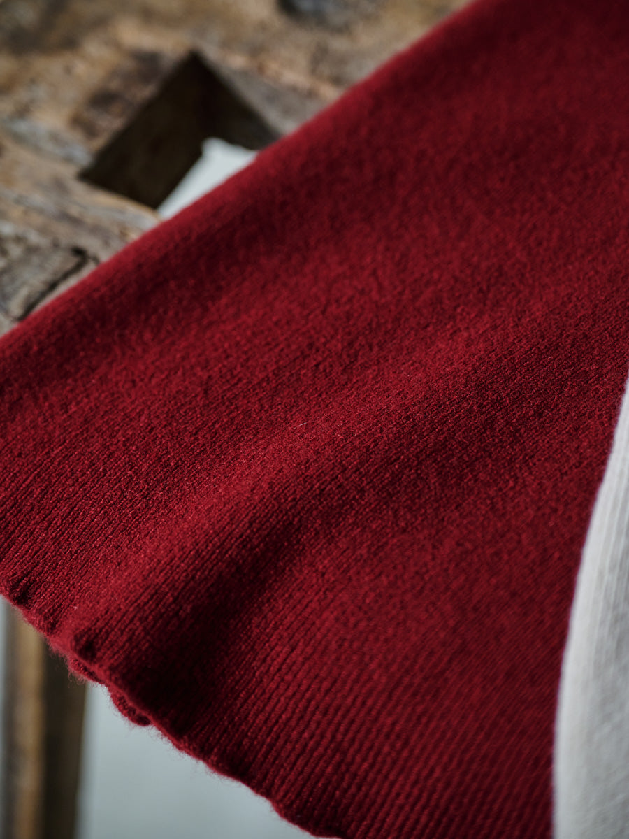 Cashmere knit body warmer vest