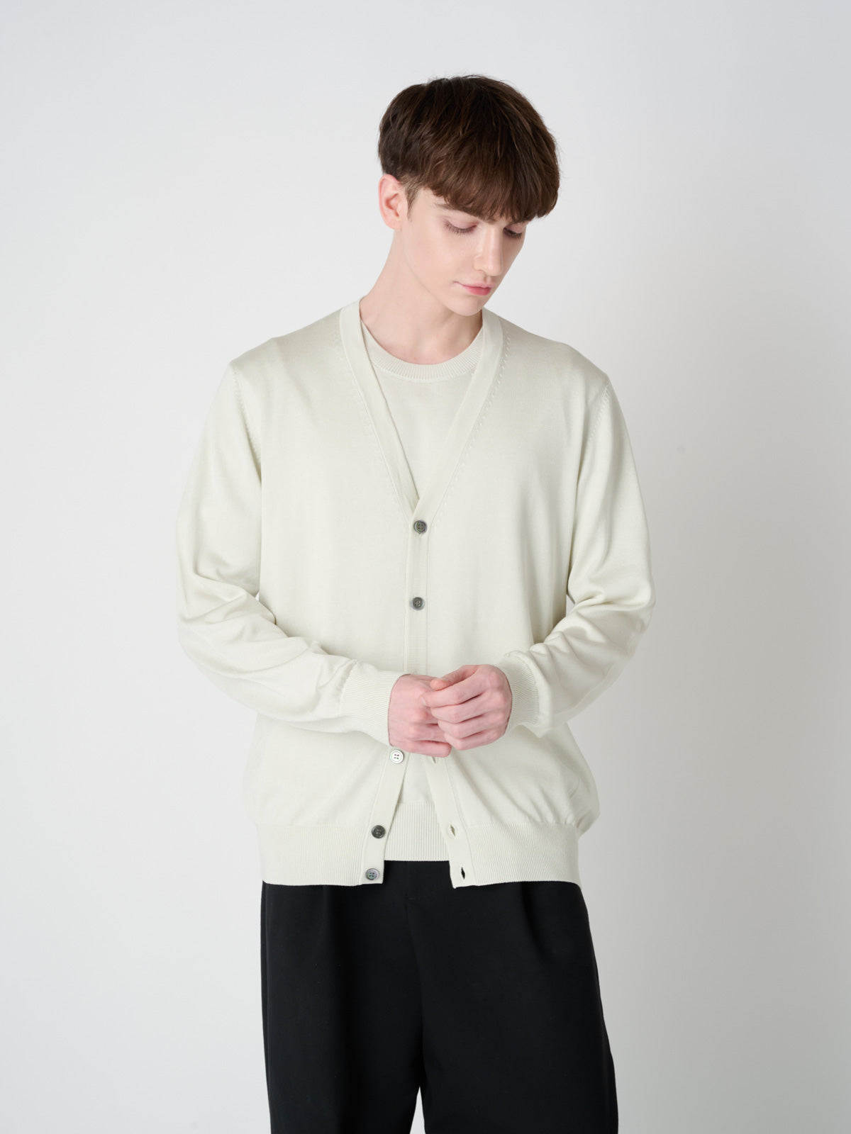 Pull col rond en cachemire