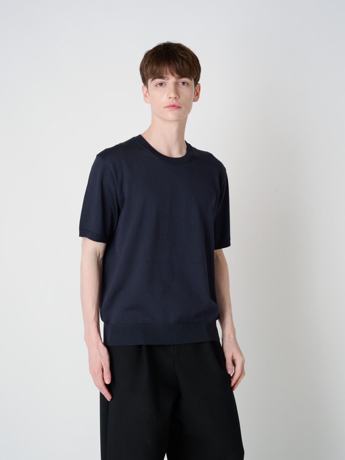 Pull col rond en cachemire
