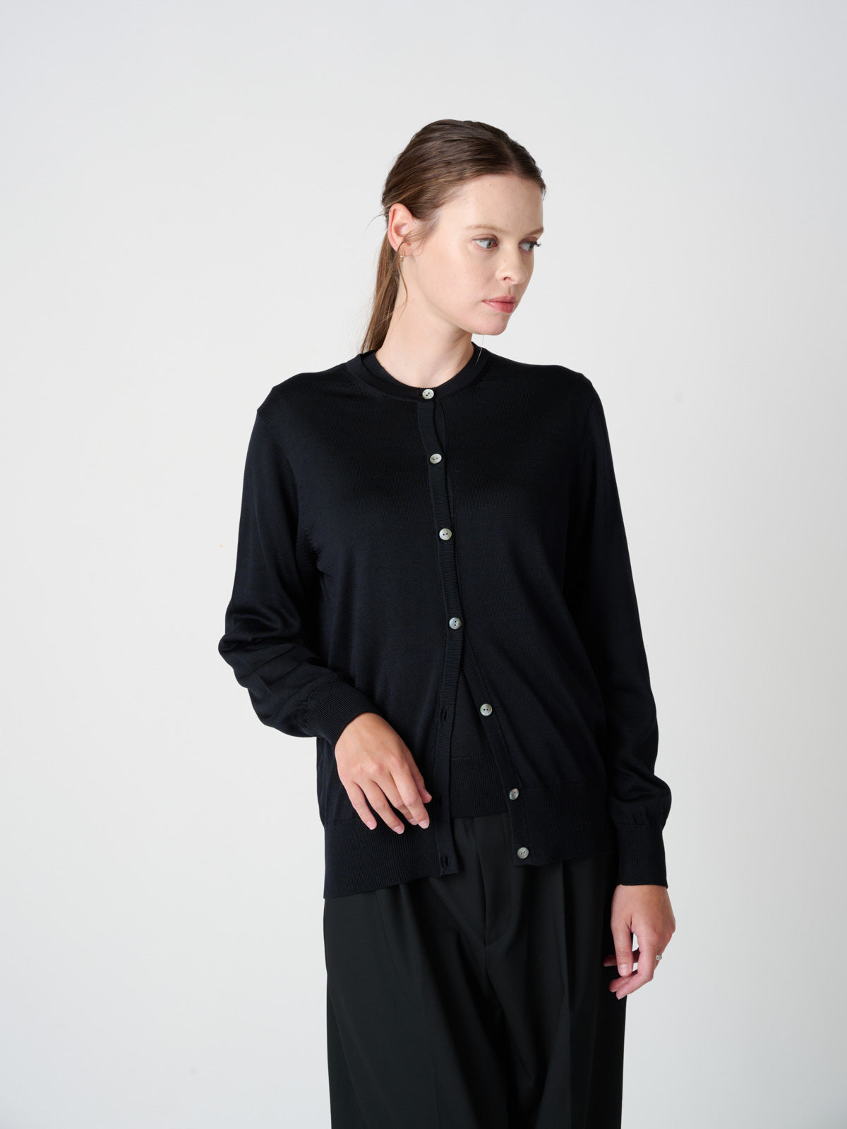 Pull col rond en cachemire