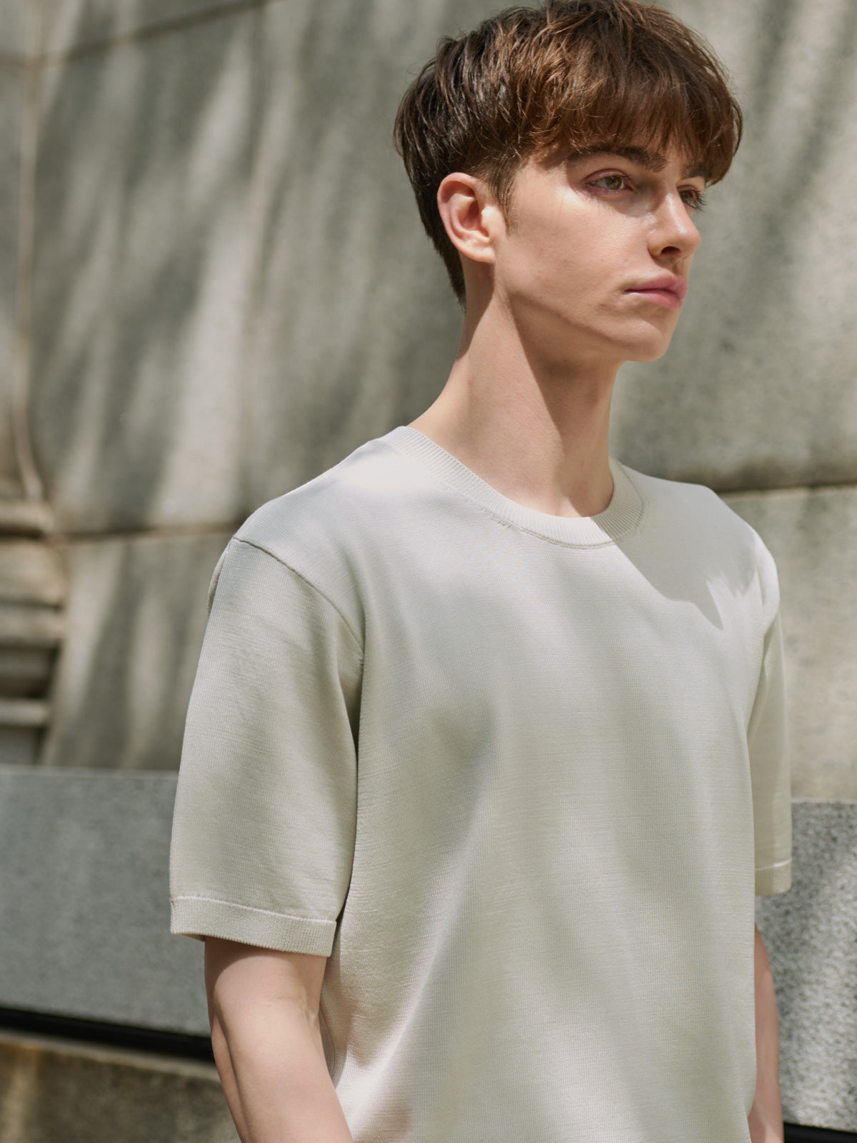 Pull col rond en cachemire