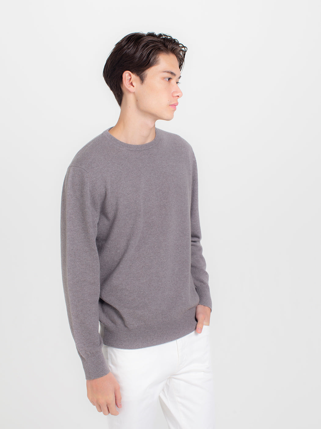 Cashmere crew-neck sweater