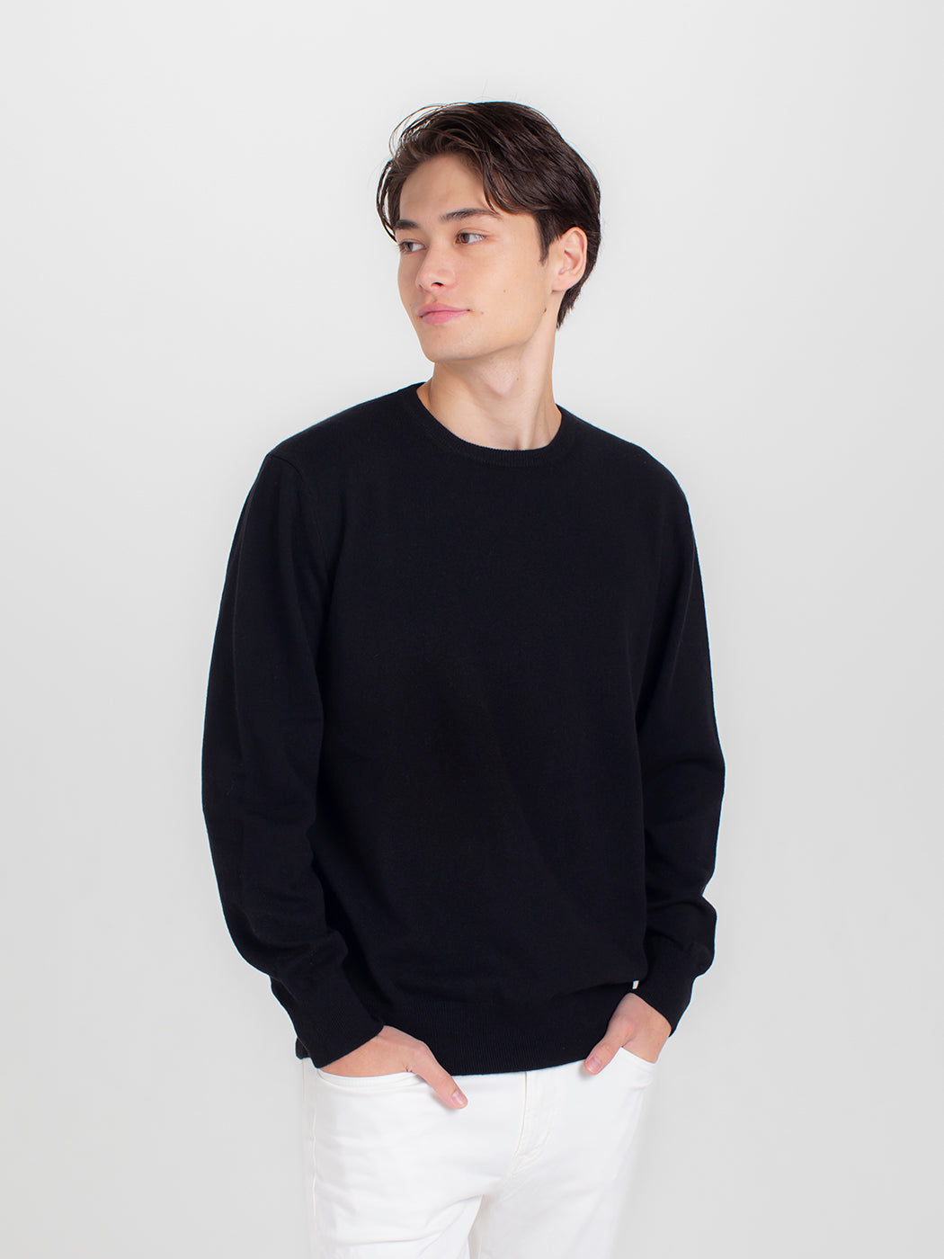 Cashmere crew-neck sweater