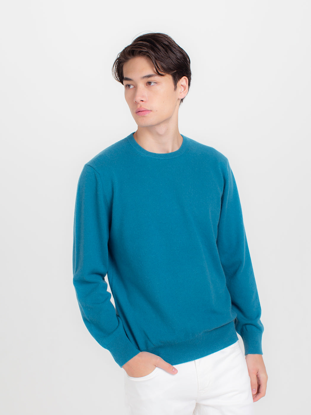 Cashmere crew-neck sweater