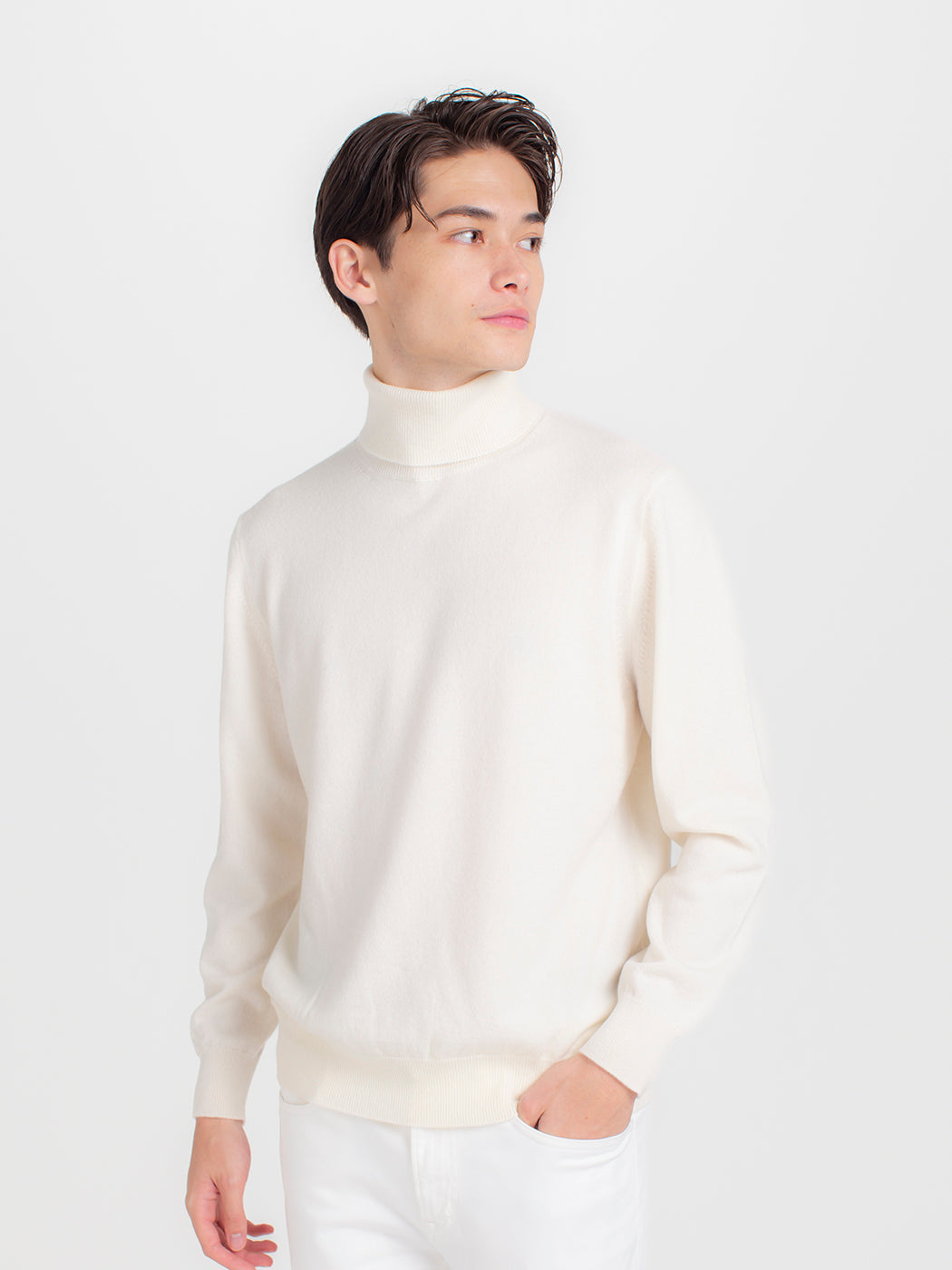 Cashmere turtleneck sweater