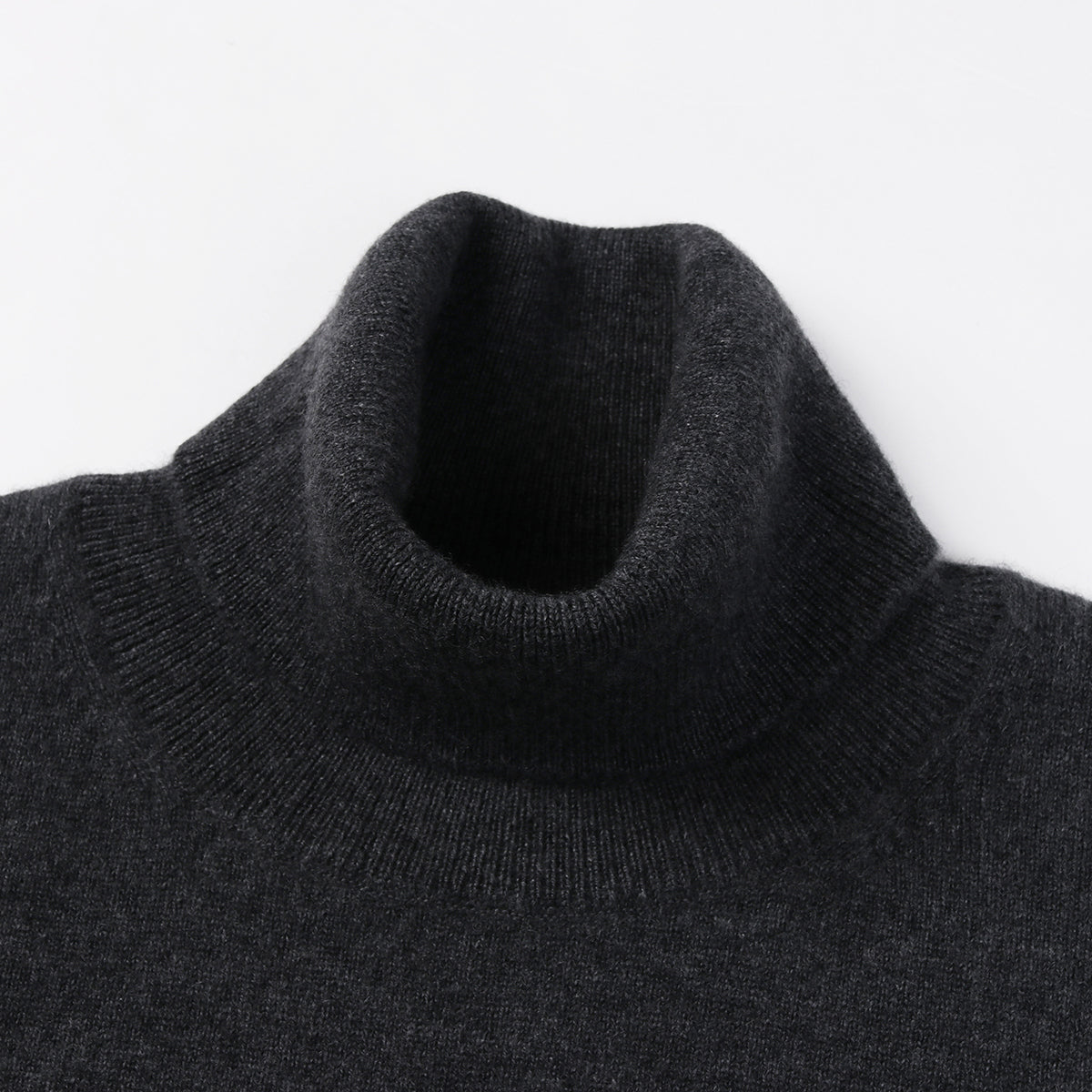 Personalized custom order of men's Japanese luxury baby cashmere knit turtleneck sweater