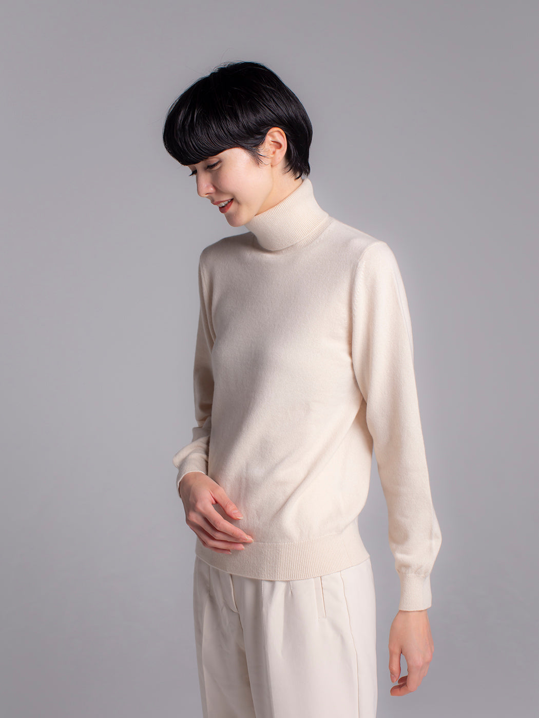 Baby Cashmere relax turtleneck neck sweater