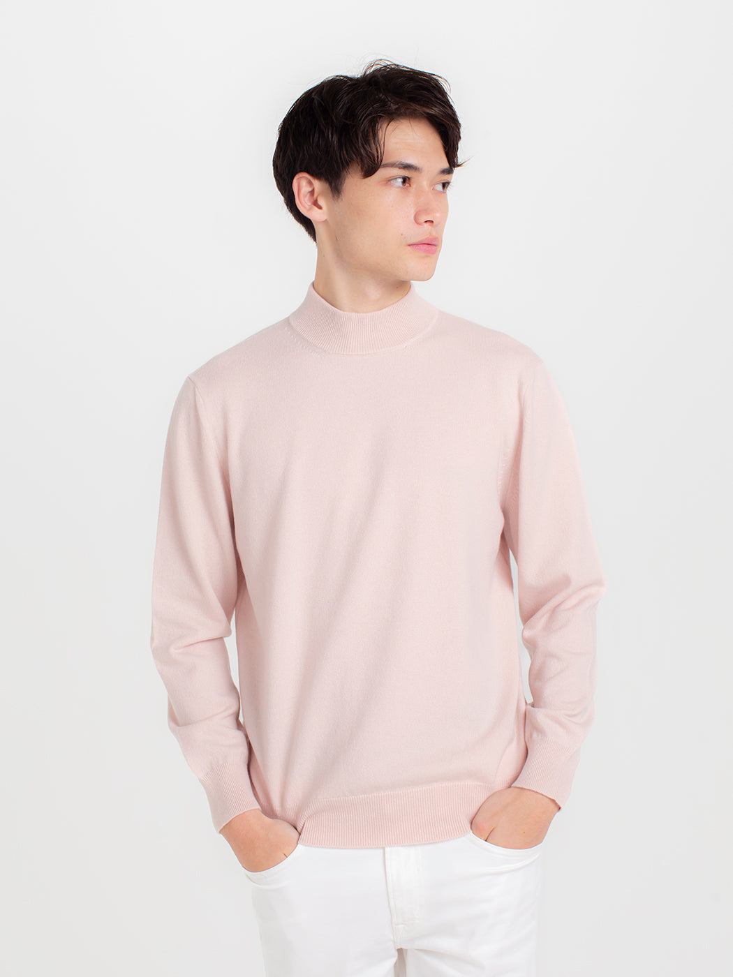 Cashmere high-necked sweater