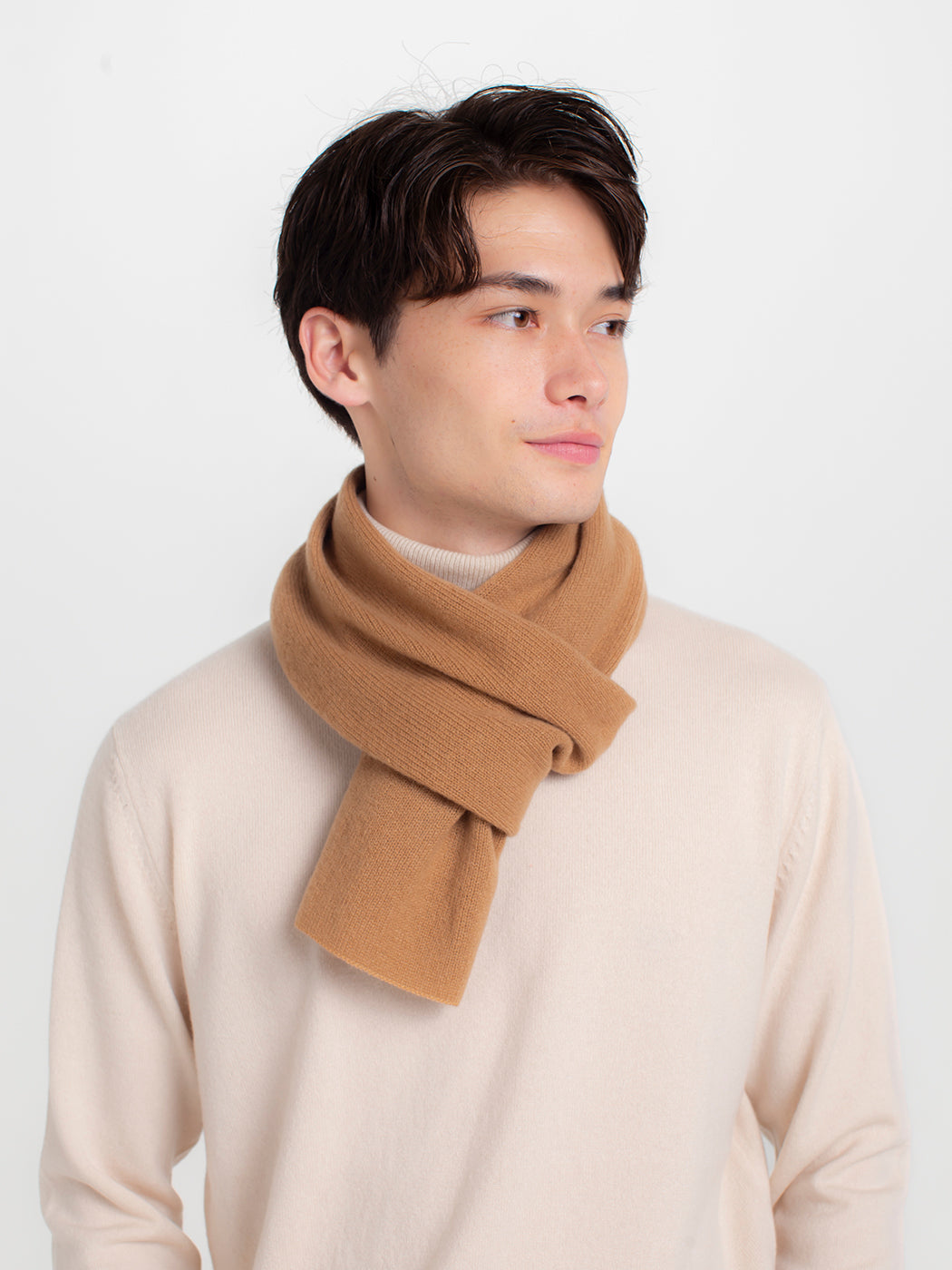 Cashmere knit angel's muffer (150cm × 30cm)