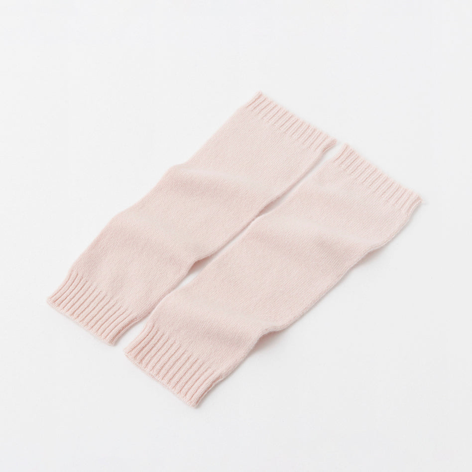 Cashmere knit jersey leg warmers