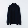 【Sample】Cashmere Fullcardigan full-zip high-necked sweater / S,M size