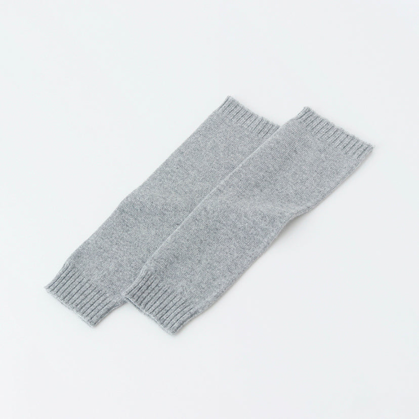 Cashmere knit jersey leg warmers