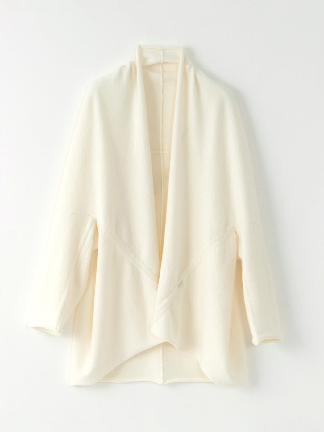 Cashmere draped knit cardigan