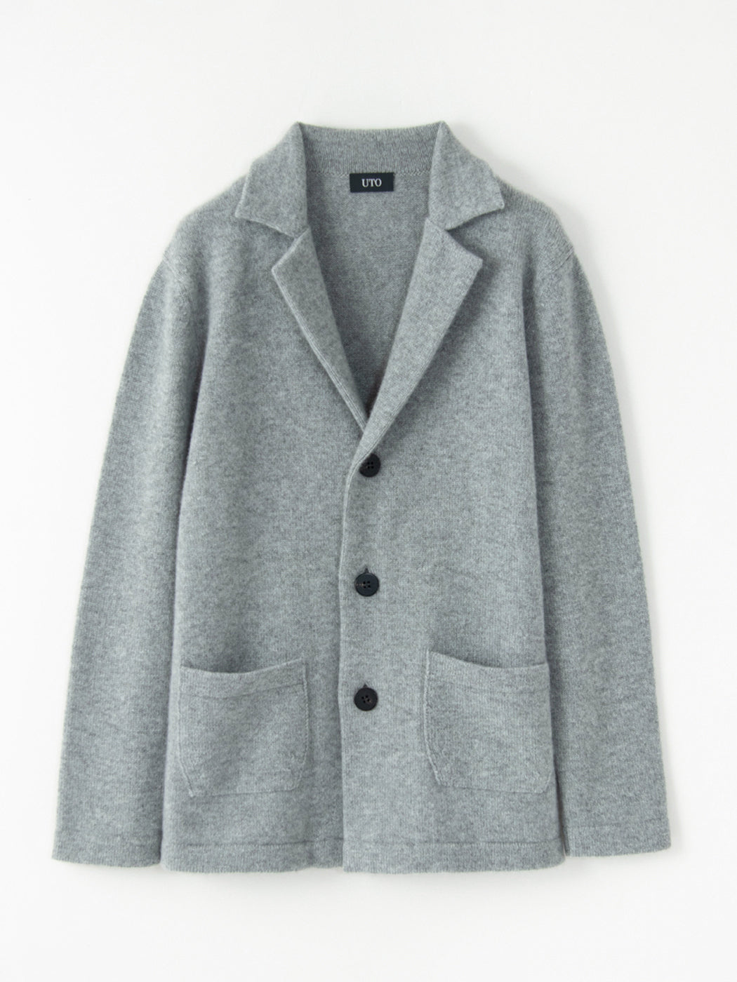 Cashmere tailored knit jacket