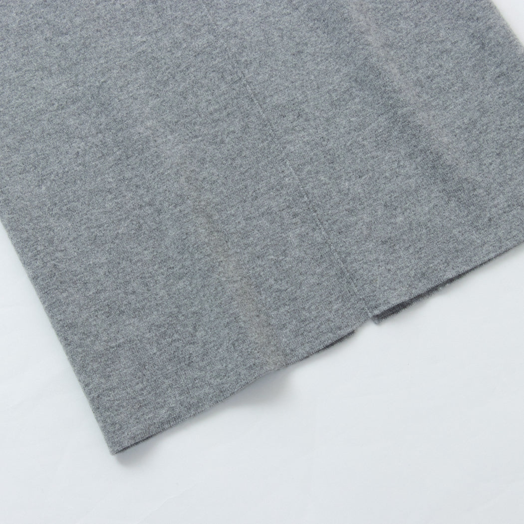 Cashmere milano rib knit skirt