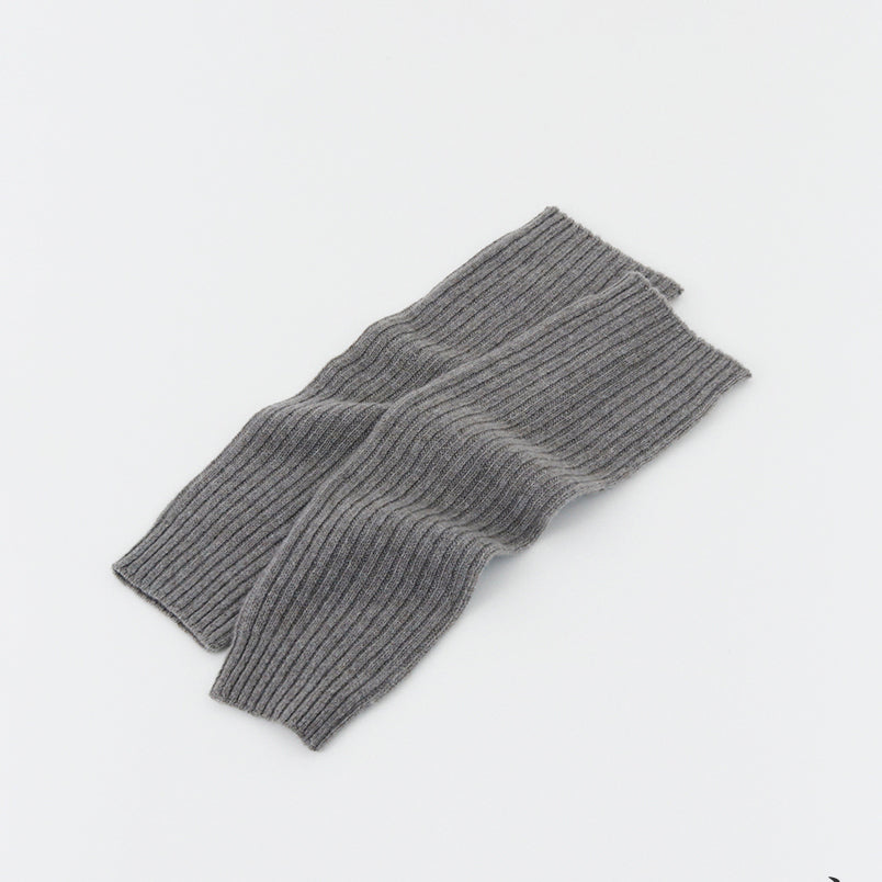 Cashmere knit rib leg warmers