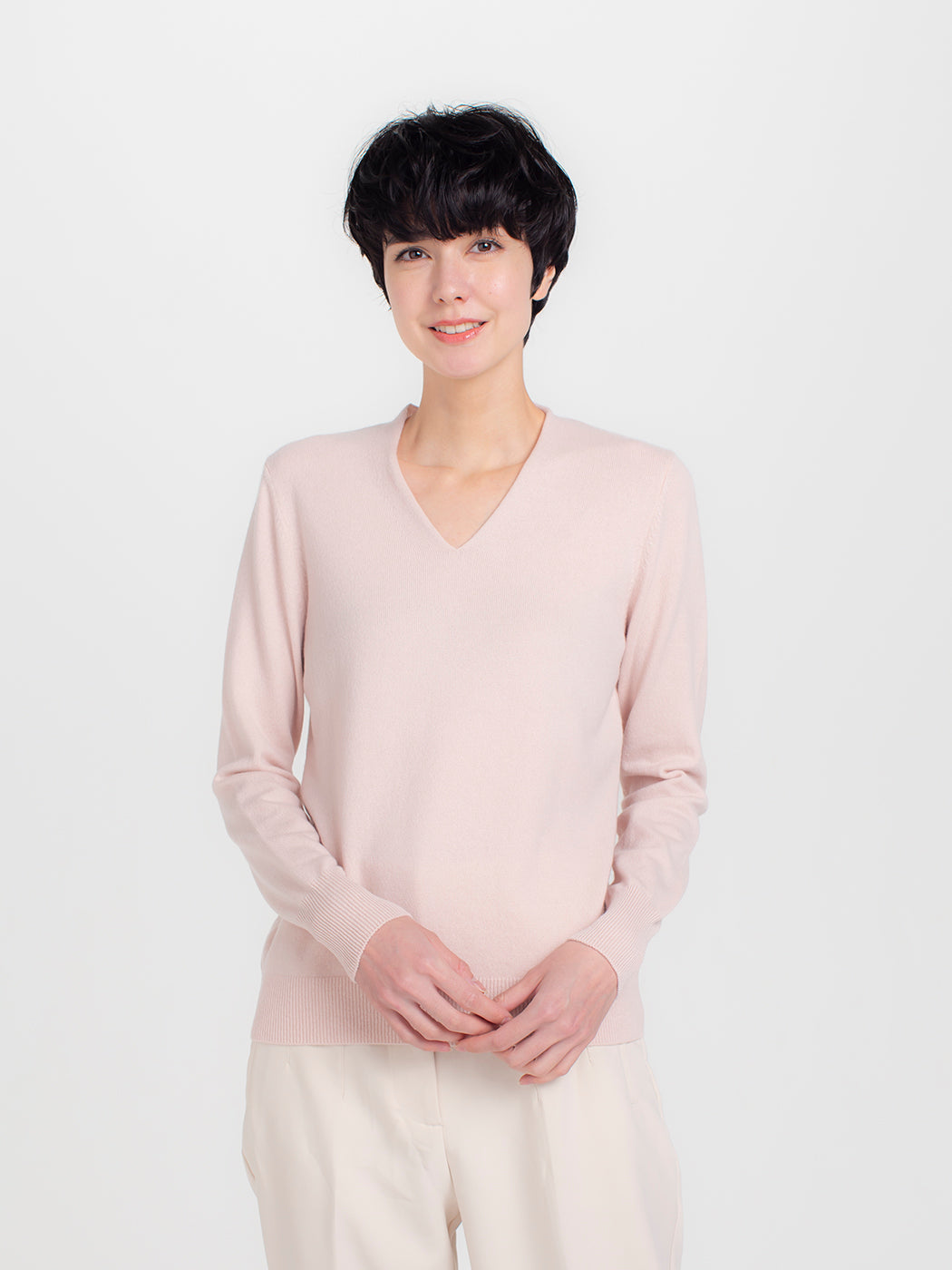 Cashmere v-neck sweater