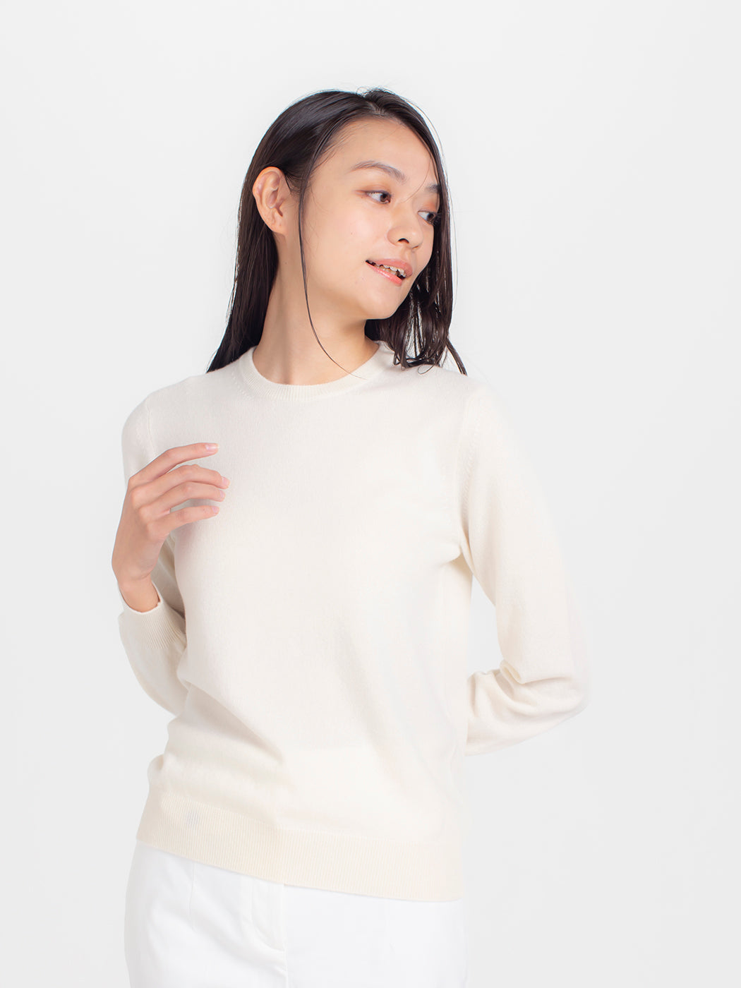 Cashmere relax crew-neck sweater