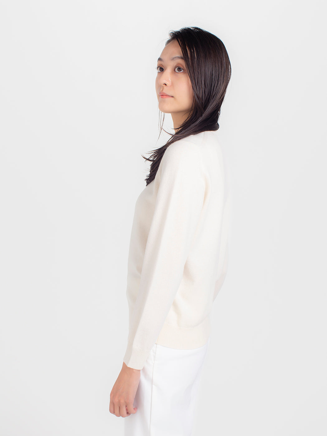 Cashmere relax crew-neck sweater